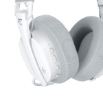 HDP White Shark WGH-2444W FIRECREST vezeték nélküli gamer fejhallgató mikrofonnal - fehér - Image 4