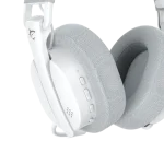 HDP White Shark WGH-2444W FIRECREST vezeték nélküli gamer fejhallgató mikrofonnal - fehér - Image 4