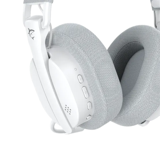 HDP White Shark WGH-2444W FIRECREST vezeték nélküli gamer fejhallgató mikrofonnal - fehér - Image 4