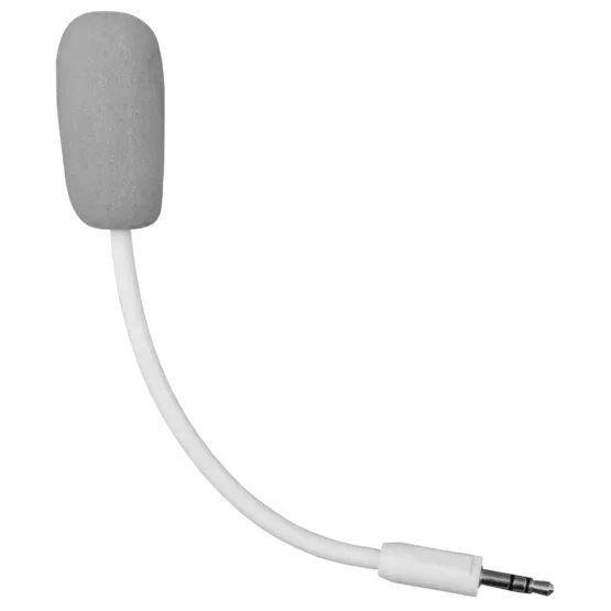 HDP White Shark WGH-2444W FIRECREST vezeték nélküli gamer fejhallgató mikrofonnal - fehér - Image 6