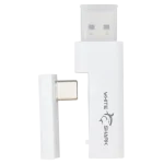 HDP White Shark WGH-2444W FIRECREST vezeték nélküli gamer fejhallgató mikrofonnal - fehér - Image 8