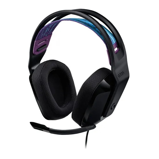 LOGITECH Fejhallgató 2.0 - G335 Gaming Vezetékes, Fekete