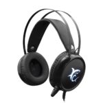 HDS White Shark MARGAY GH-1947 gamer headset mikrofonnal - Fekete