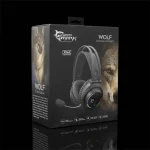 HDS White Shark WOLF GH-2044 gamer fejhallgató mikrofonnal - fekete - Image 6