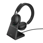 HEA Jabra Evolve2 65, Link 390a UC Stereo Desk Stand Black - Image 2