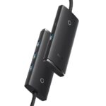 HUB Baseus Lite 4-Port USB Type-A HUB dokkoló állomás, 25 cm, fekete - Image 3