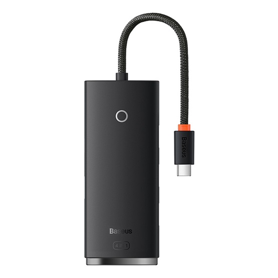 HUB Baseus Lite 4-Port USB Type-C HUB dokkoló állomás, 25 cm, fekete - Image 1