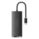 HUB Baseus Lite 4-Port USB Type-C HUB dokkoló állomás, 25 cm, fekete - Image 2