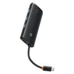 Baseus Lite 5-Port USB Type-C HUB dokkoló állomás, 25 cm, fekete - Image 3