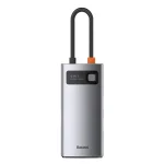 Baseus Metal Gleam 4-in-1 USB Type-C HUB dokkoló állomás, szürke