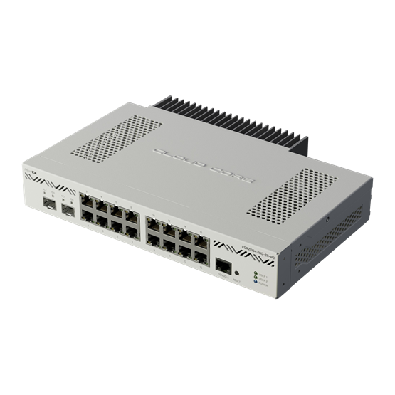 MikroTik 2004-16G-2S+PC passzív hűtéssel, 16x gigabit RJ45 port, 2x SFP+ 10G port, 4GB RAM - Image 8