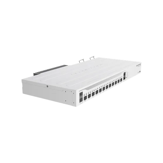 MikroTik 2004-1G-12S+2XS 12x SFP+ porttal, 2xSFP28 port, 1x gigabites RJ45, duál táp, 4GB RAM - Image 4