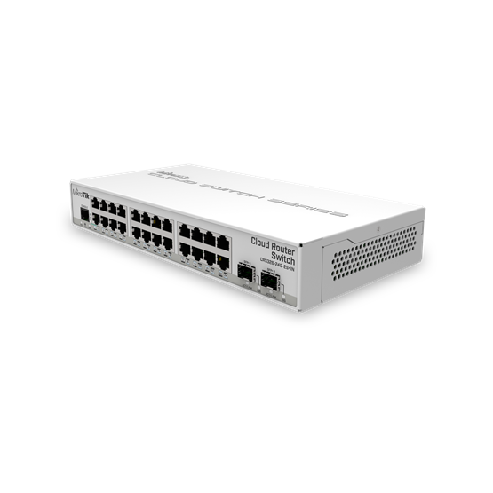 MikroTik 24xGbit port asztali switch, 2xSFP+ foglalat, dual-boot OS - Image 5