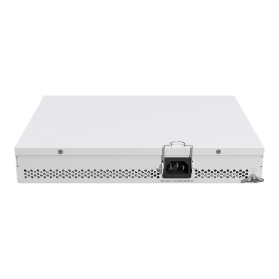 MikroTik 8-portos rackbe szerelhető PoE switch, 2xSFP+ 10G port, SwitchOS - Image 9