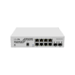 MikroTik 8-portos rackbe szerelhető switch, 2xSFP+ 10G port, SwitchOS - Image 2