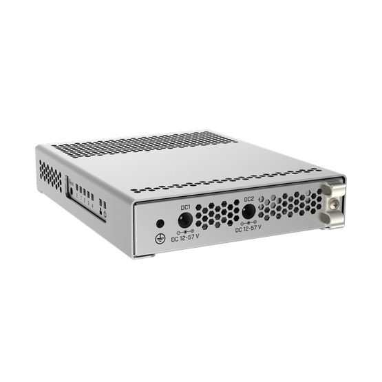 MikroTik CRS305-1G-4S+IN asztali switch, 4xSFP+ port, redundáns táp - Image 6