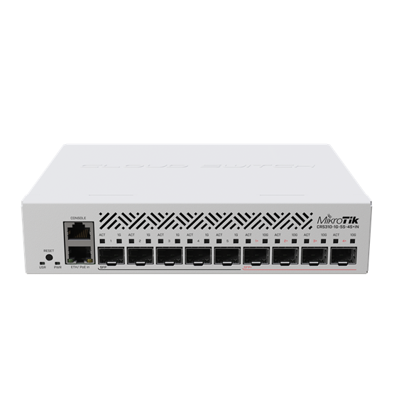 MikroTik CRS310-1G-5S-4S+IN asztali/rackes switch, 4xSFP+, 5xSFP, 1xGBit RJ45 port - Image 2