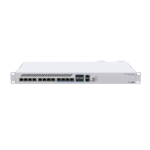 MikroTik CRS312-4C+8XG-RM rackbe szerelhető switch, 8x10Gbit RJ45, 4x 10Gbit RJ45/SFP+ port, redundáns táp - Image 2