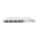 MikroTik CRS317-1G-16S+RM rackbe szerelhető switch, 1xGLAN, 16xSFP+ foglalat, redundáns táp