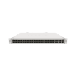 MikroTik CRS354-48G-4S+2Q+RM rackes switch, 48xGbit RJ45 porttal, 4x SFP+, 2x 40GbE QSFP port, redundáns táp - Image 2