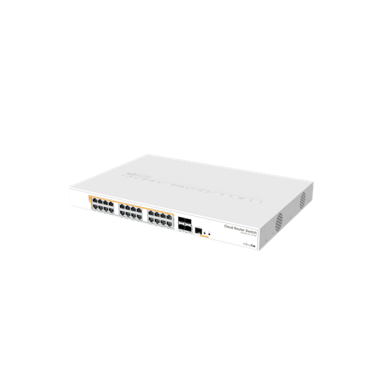 MikroTik Cloud Router Switch PoE 500W 24xGbit porttal, 4xSFP+ port, rackbe szerelhető - Image 3