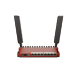 MikroTik L009UiGS-2HaxD-IN wifi router, 802.11ax (WiFi6) 2.4Ghz, asztali változat