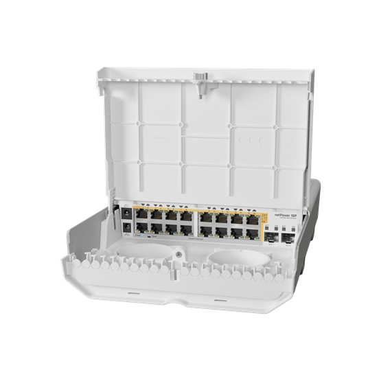 Mikrotik netPower 16P Outdoor 18 Port Switch White - Image 4