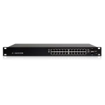 Ubiquiti EdgeSwitch, 24x gigabit RJ45 PoE port max. 250W, 2xSFP port, rackbe szerelhető