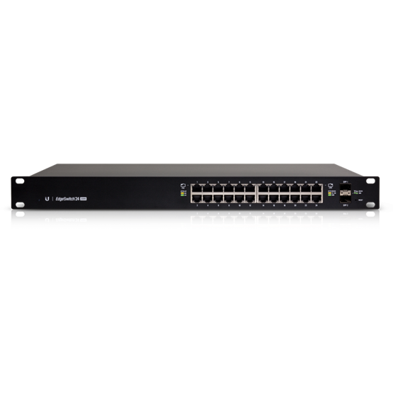 Ubiquiti EdgeSwitch, 24x gigabit RJ45 PoE port max. 250W, 2xSFP port, rackbe szerelhető - Image 1