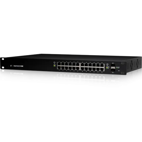 Ubiquiti EdgeSwitch, 24x gigabit RJ45 PoE port max. 250W, 2xSFP port, rackbe szerelhető - Image 2