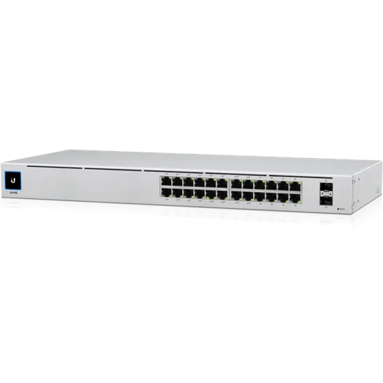 Ubiquiti UniFi Switch Gen2, 24x gigabit RJ45 port, 2xSFP port, 16x 802.3af/at PoE max. 95W, rackbe szerelhető - Image 3