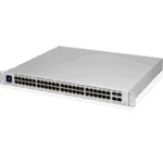 Ubiquiti UniFi Switch Gen2, 48x gigabit RJ45 port, 4xSFP+, 40x 802.3af/at PoE, 8x802.3bt max.660W, rackes
