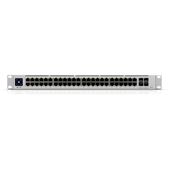 Ubiquiti UniFi Switch Gen2, 48x gigabit RJ45 port, 4xSFP+, 40x 802.3af/at PoE, 8x802.3bt max.660W, rackes - Image 2