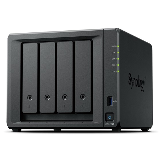 Synology DiskStation DS925+ (4GB) 4x SSD/HDD NAS + regisztrációs kártya