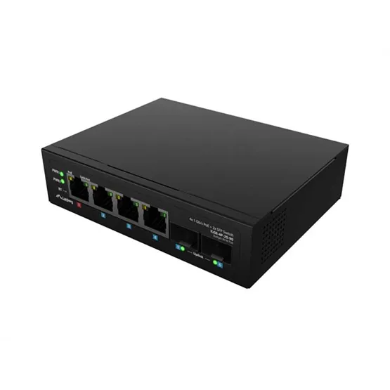 Lanberg Ipari Gigabit PoE switch, 3x PoE+, 1x PoE++, 2x SFP, 90W - Image 6