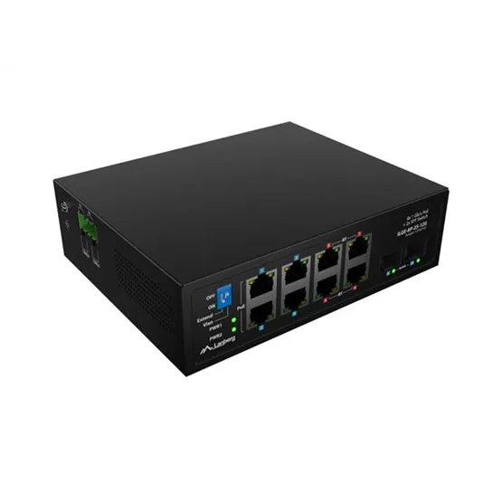 Lanberg Ipari Gigabit PoE switch, 4x PoE+, 4x PoE++, 2x SFP, 120W