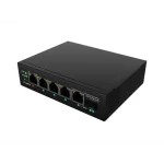 Lanberg Ipari PoE switch, 3x PoE+, 1x PoE++, 1x Gigabit RJ45, 1x SFP, 90W - Image 3