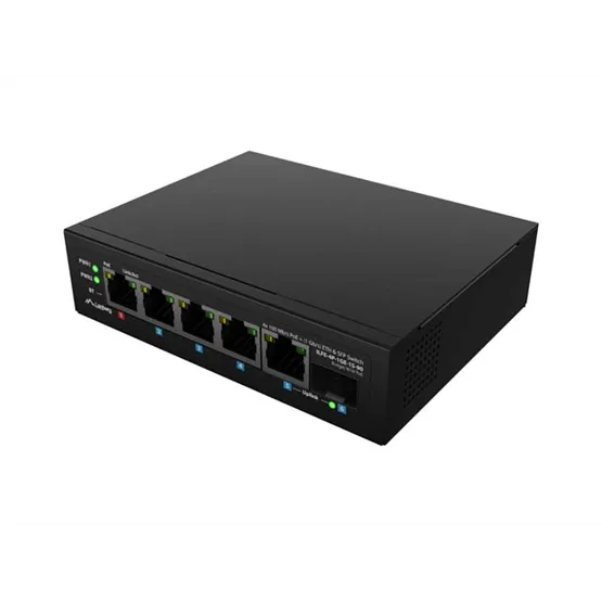 Lanberg Ipari PoE switch, 3x PoE+, 1x PoE++, 1x Gigabit RJ45, 1x SFP, 90W - Image 3