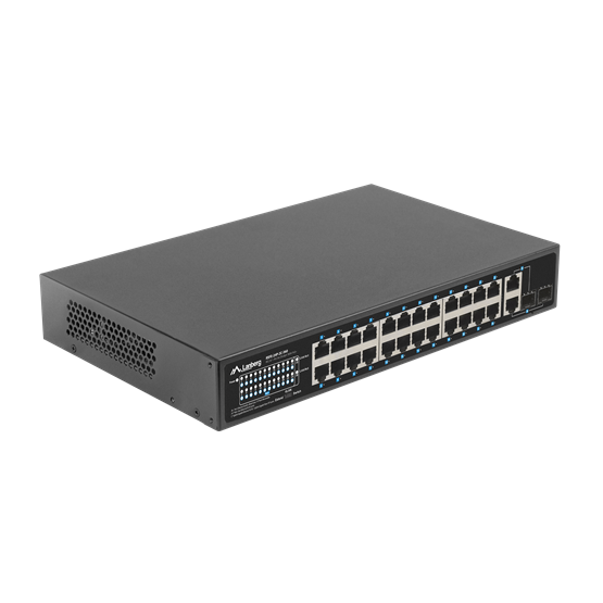 Lanberg Switch 24x 100Mb PoE+/ 2x Combo 19" rackes (360W) V2 - Image 3