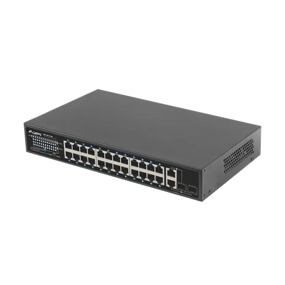 Lanberg Switch 24x 100Mb PoE+/ 2x Combo 19" rackes (360W) V2 - Image 4