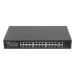 Lanberg Switch 24x 100Mb PoE+/ 2x Combo 19" rackes (360W) V2 - Image 2