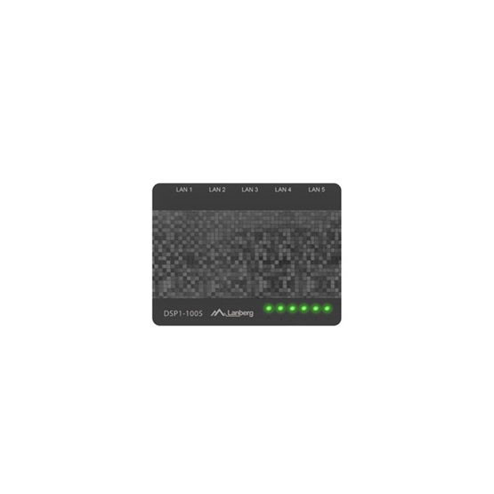 Lanberg_Switch_DSP1-1005-5V_5x_1Gbs_menedzsment_nelkuli_gigabit_ethernet_asztali_5V-i795187.jpg Lanberg Switch DSP1-1005-5V, 5x 1Gb/s, menedzsment nélküli gigabit ethernet, asztali, 5V - Image 4