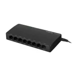 Lanberg Switch DSP2-1008-12V 8x 1Gb/s, menedzsment nélküli gigabit ethernet, asztali, 12V - Image 2