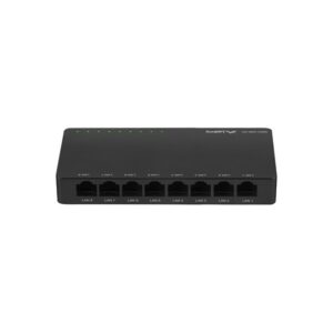 Lanberg Switch DSP2-1008-12V 8x 1Gb/s, menedzsment nélküli gigabit ethernet, asztali, 12V