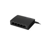 Lanberg Switch DSP3-1005-60W, 5x 1Gb/s PoE+ (4 port PoE 30W/port max 60W) menedzsment nélküli, asztali