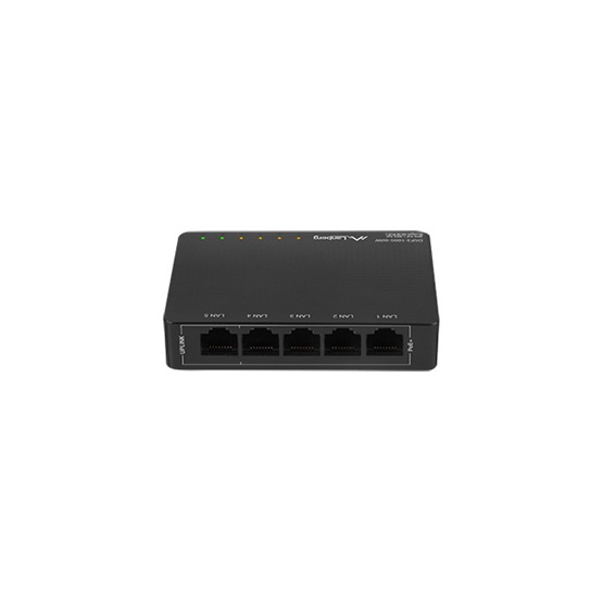 Lanberg Switch DSP3-1005-60W, 5x 1Gb/s PoE+ (4 port PoE 30W/port max 60W) menedzsment nélküli, asztali - Image 2