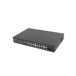 Lanberg Switch menedzsment nélküli, 16x 100Mb PoE+/ 2x 1GB/1X SFP, 10", 19" rackes (150W) - Image 4