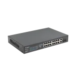 Lanberg Switch menedzsment nélküli, 16x 100Mb PoE+/ 2x 1GB/1X SFP, rackes (250W) - Image 3