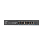 Lanberg Switch menedzsment nélküli, 16x 100Mb PoE+/ 2x 1GB/1X SFP, rackes (250W) - Image 5