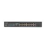 Lanberg Switch menedzsment nélküli, 16x 100Mb PoE+/ 2x 1GB/1X SFP, rackes (250W) - Image 5